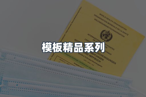 模板精品系列
